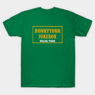 Honkytonk Jukebox Rectangle logo T-Shirt